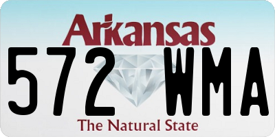 AR license plate 572WMA