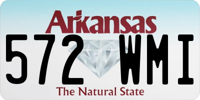 AR license plate 572WMI