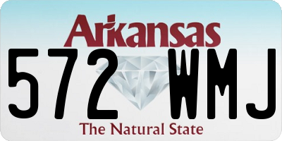 AR license plate 572WMJ