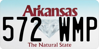 AR license plate 572WMP