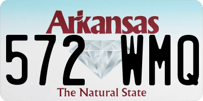 AR license plate 572WMQ