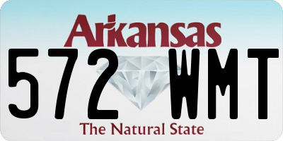 AR license plate 572WMT