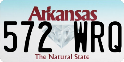 AR license plate 572WRQ