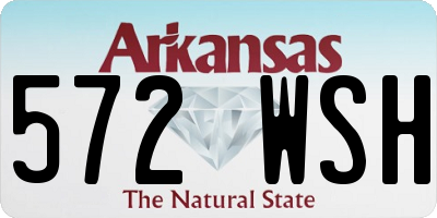 AR license plate 572WSH