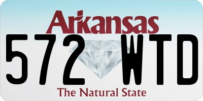 AR license plate 572WTD