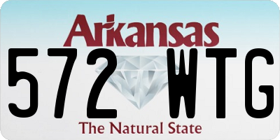 AR license plate 572WTG