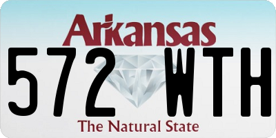 AR license plate 572WTH