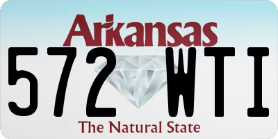 AR license plate 572WTI