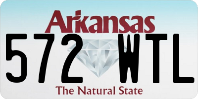 AR license plate 572WTL