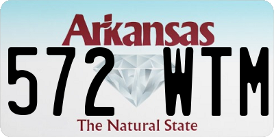 AR license plate 572WTM