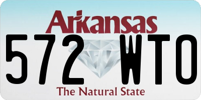 AR license plate 572WTO