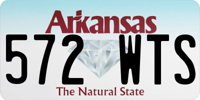 AR license plate 572WTS