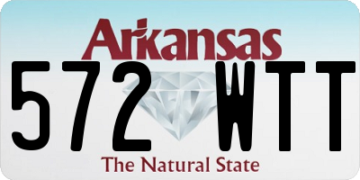 AR license plate 572WTT