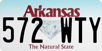 AR license plate 572WTY