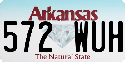 AR license plate 572WUH