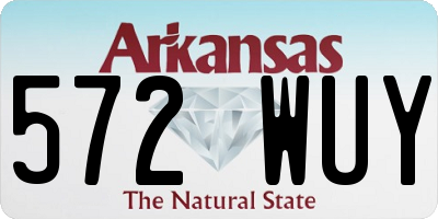 AR license plate 572WUY