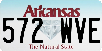 AR license plate 572WVE