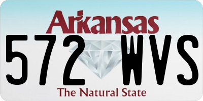 AR license plate 572WVS