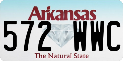 AR license plate 572WWC