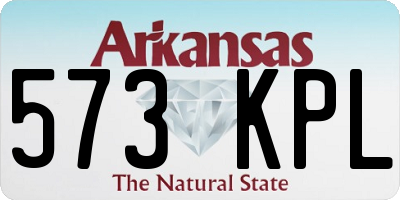 AR license plate 573KPL