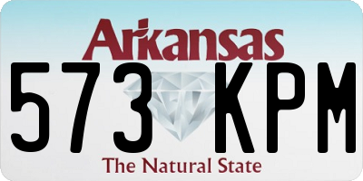 AR license plate 573KPM