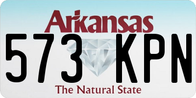 AR license plate 573KPN