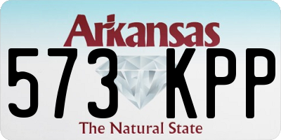 AR license plate 573KPP