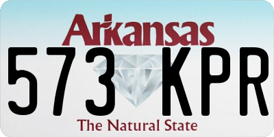 AR license plate 573KPR