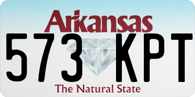 AR license plate 573KPT