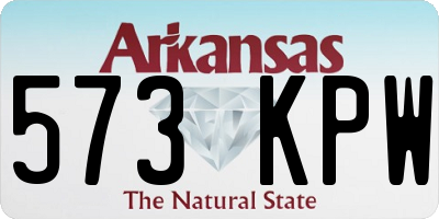 AR license plate 573KPW