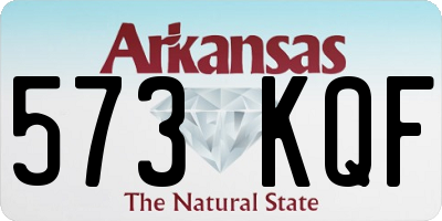 AR license plate 573KQF