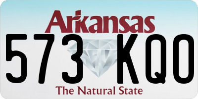 AR license plate 573KQO