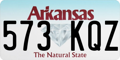 AR license plate 573KQZ