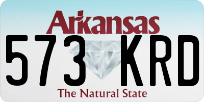 AR license plate 573KRD