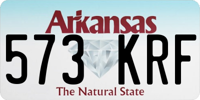 AR license plate 573KRF