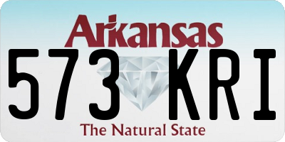 AR license plate 573KRI
