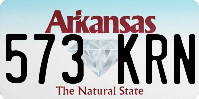 AR license plate 573KRN