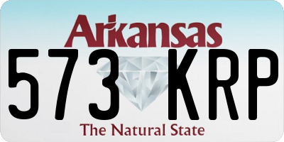 AR license plate 573KRP