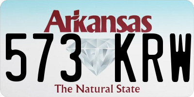 AR license plate 573KRW