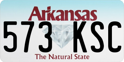 AR license plate 573KSC