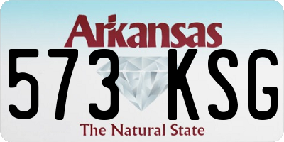 AR license plate 573KSG