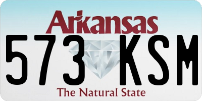 AR license plate 573KSM