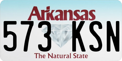 AR license plate 573KSN