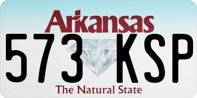 AR license plate 573KSP