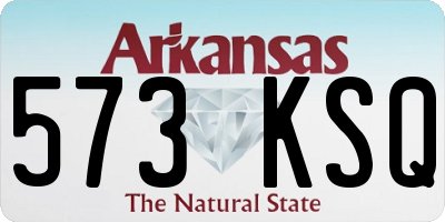 AR license plate 573KSQ
