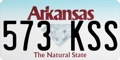 AR license plate 573KSS