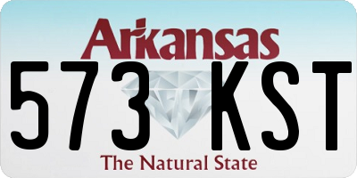AR license plate 573KST