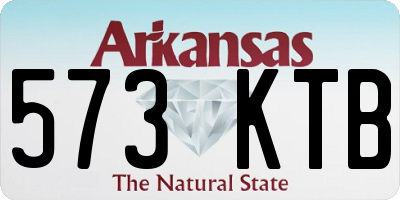 AR license plate 573KTB