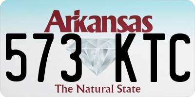 AR license plate 573KTC