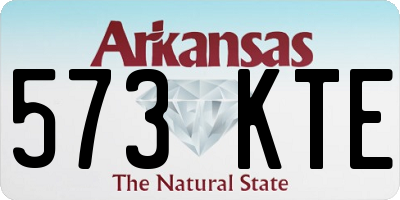 AR license plate 573KTE